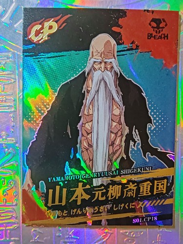 Card holo bleach captain - card,