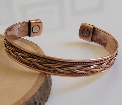 Bracelet magnétique cuivre - magnétique, en