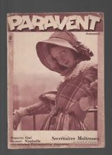 RARE 3 NUMBERS SCREEN MAGAZINE 1933-1934 NUDE SEX APPEAL PIN UP