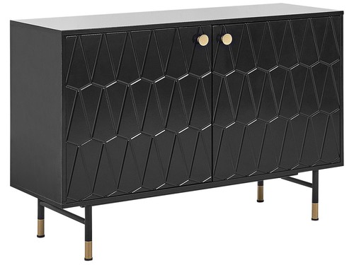 Commode noire moderne pour - commode,