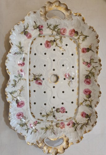 Plat asperges porcelaine - ,