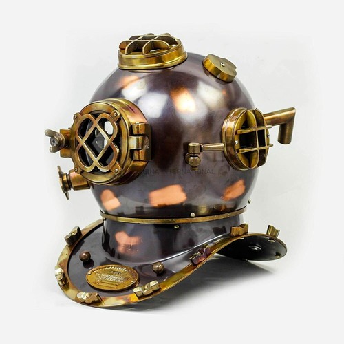 Casque plongée ancien - casque, 18"