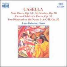 A. Casella - Pezzi Pno (9)/Studies (6)/& [Used Very Good CD]