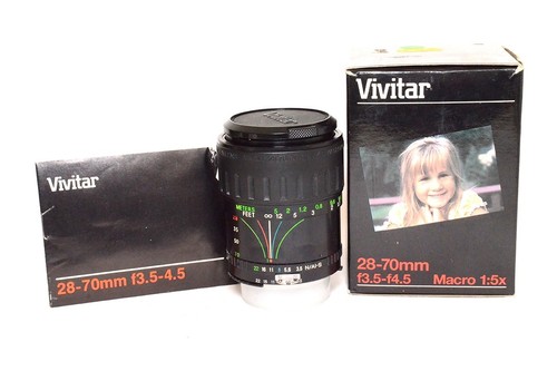Objectif manuel vivitar - manuel,