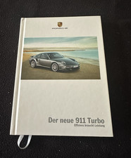 2010 Porsche 911 Turbo German Hardcover Catalog 997 Coupe & Cab 997.2 Brochure