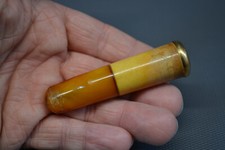 ANTIQUE 18K AMBER, FOAM AND GOLD CIGARETTE SMOKE #49