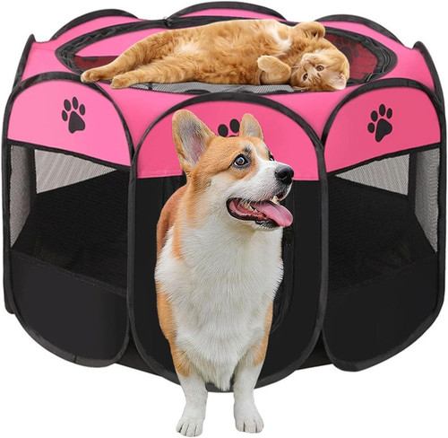 Parc portable pour chiot 74 - chiot,