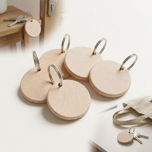 Lot porte clés - de, bois