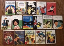 LOT  16 livres de la BIBLIOTHEQUE ROSE  divers auteurs - années 60 et 70