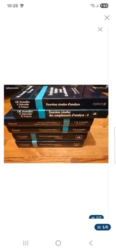 Lot tomes cours exercices - 8,