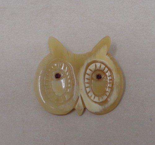 Broche ancienne corne - broche,