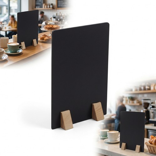 Ardoise menu 30x21cm bois - menu, a4