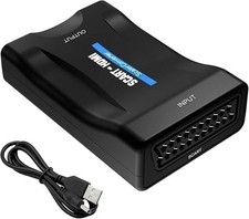 1080P HD SCART PERITEL VERS HDMI Convertisseur TV Vidéo Audio Adaptateur FR