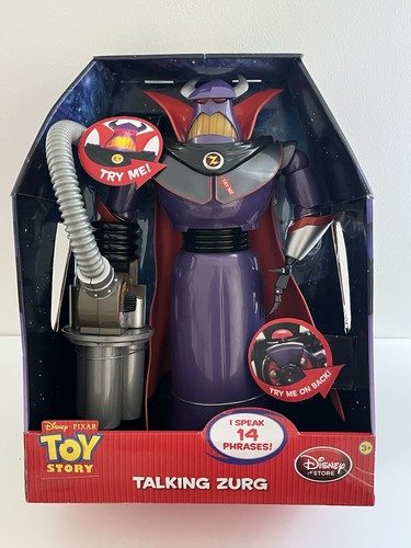 Disney store talking zurg toy - zurg,