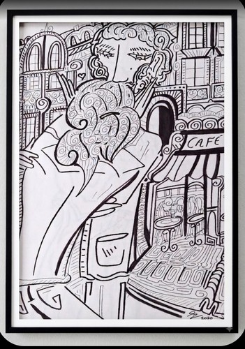 Dessin artiste coté - dessin, –