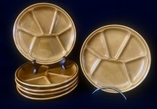 6 assiettes à fondue vintage