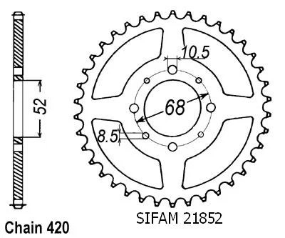 Couronne suzuki 50 - couronne, lt