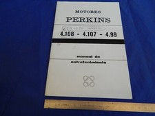 1971 Genuine Perkins 4.108 4.107 4.99 Spanish Engine Maintenance Manual