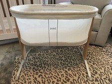 BabyBjorn Cradle Baby Bjorn Bassinet White With Wood Frame With Box