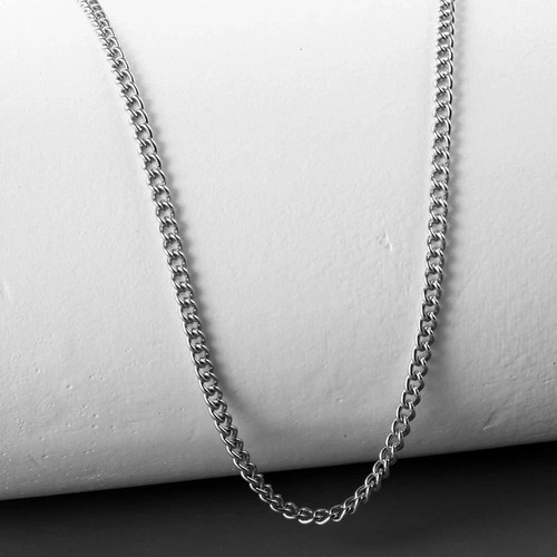Chaîne argent mailles - argent,