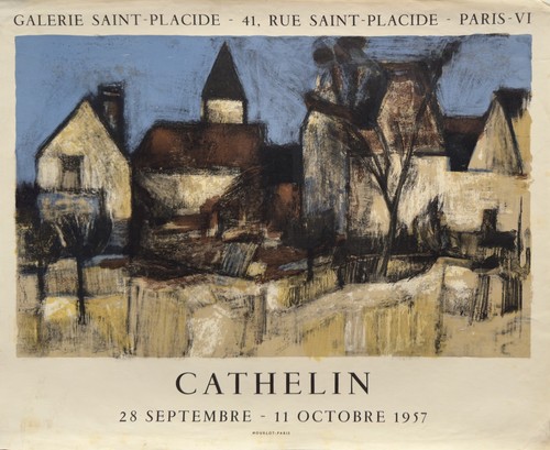 Cathelin poster affiche - -,