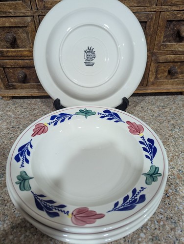 Boch boerenbont rimmed soup - boerenbont,