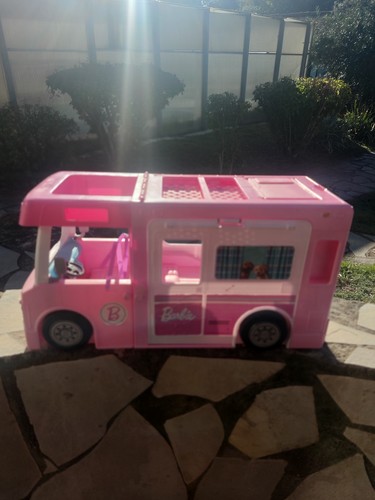 Camping car barbie - camping,