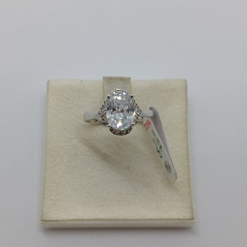 Bague femme avec zirconiums - femme, en