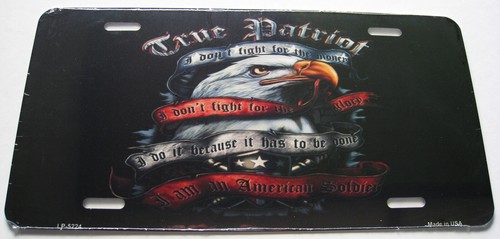 Plaque auto usa patriot - ,
