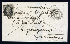Rare lettre de Paris Bureau L