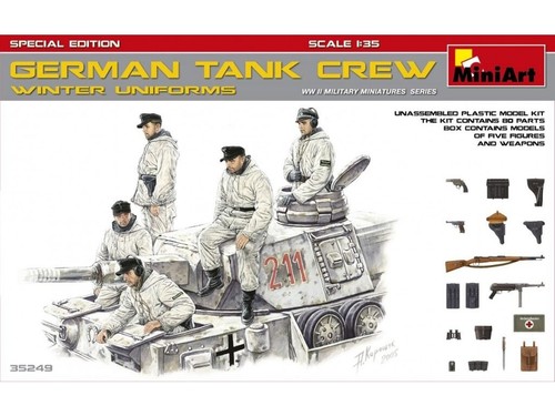 Miniart german tank crew - miniart,