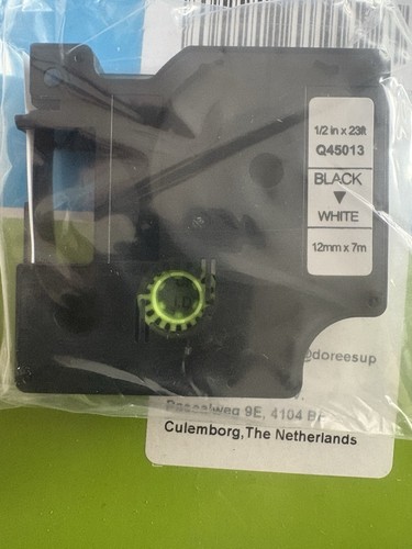 Dymo 12x7mm cassette de - d1,