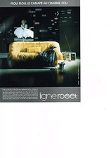 ADVERTISING 1985 LINE ROSET WALL SOFA MARILYN MONROE