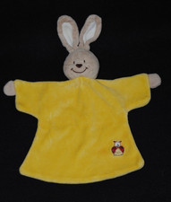 Peluche doudou lapin plat