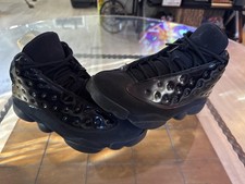 Nike Air Jordan 13 Retro Shoes Mens Size 10 Black Patent Cap And Gown 414571-012