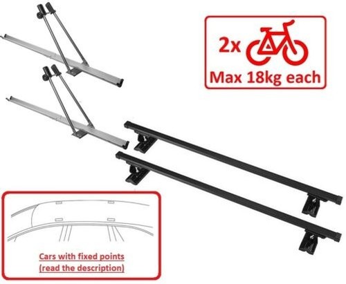 Set toit rack - +, supports