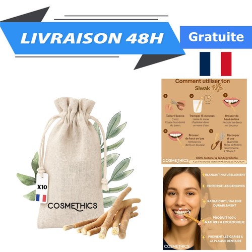 Bâtons siwak naturel extra - siwak,