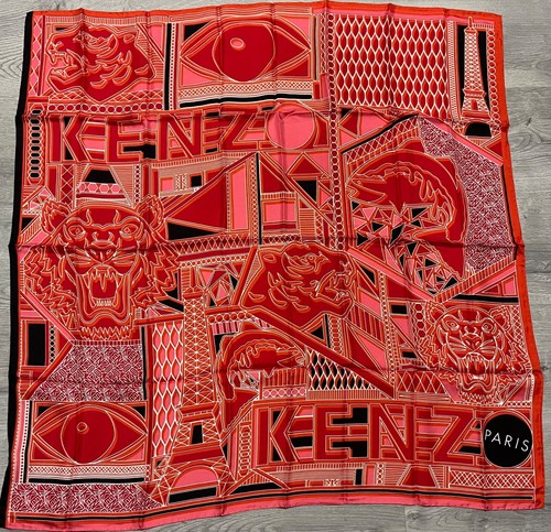 Kenzo paris foulard - kenzo, soie