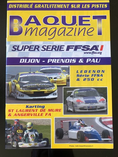 Brochure baquet magazine dijon - baquet,