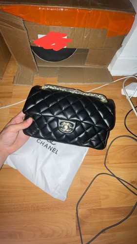 Chanel sac bandoulière cuir - bandoulière,