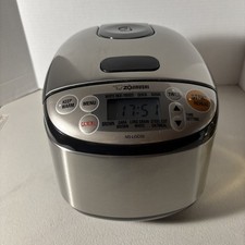 Zojirushi NS-LGC05 Micom 3-Cup Rice Cooker & Warmer, Compact, Stainless Steel