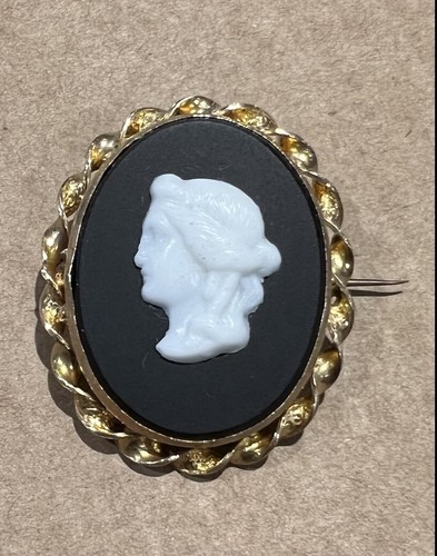 Broche ancienne camée - broche,