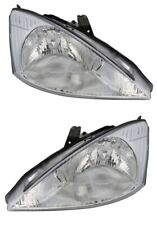 PHARE AVANT GAUCHE + DROIT ELECTRIQUE + MOTEUR FORD FOCUS 10.98-10.01 H4 CHROME