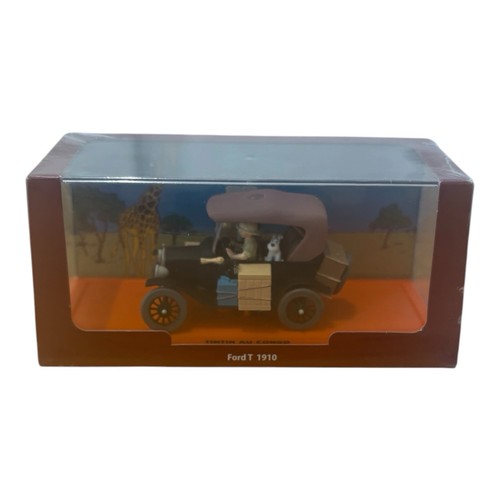 Tintin ford 1910 43 noir - tintin, 1:43