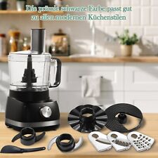Robot de cuisine 8 en 1 Hachoir à viande multifonctionnel Machine à pâte noire