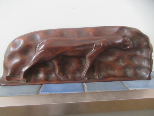 Panthère marche sculpture - panthère, marche.sculpture