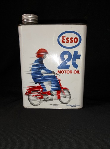 Bidon huile ancien esso exxon - bidon,