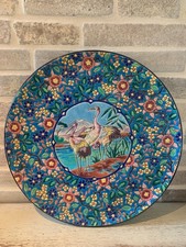 Grand plat en émaux de Longwy