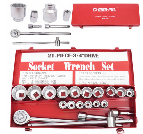 Coffret douilles 21 tlg - coffret, de
