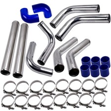 Tuyauterie Universelle Turbo Intercooler 2.5" Kit Avec Tuyau Avec Tuyaux Bleus